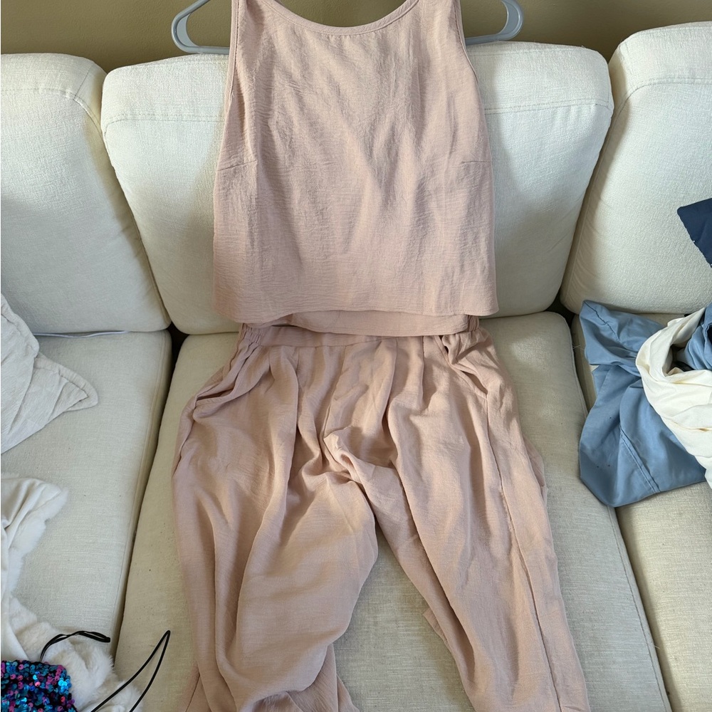 Women's Pink Jumpsuit